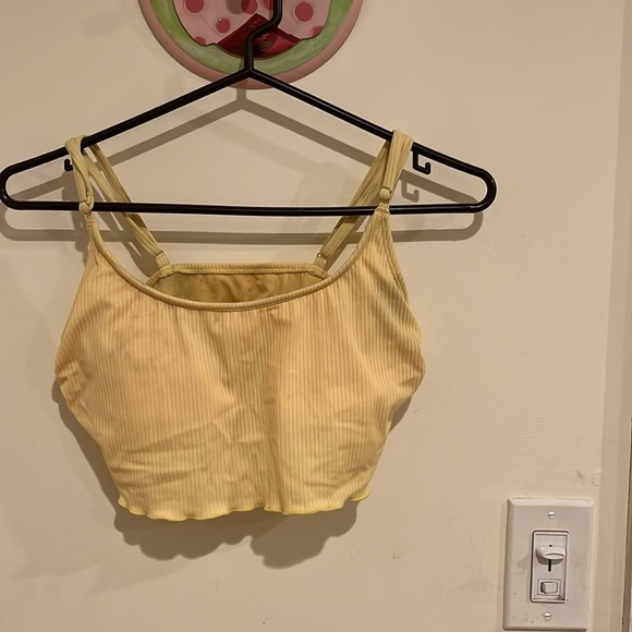 Yellow bikini top size medium women’s - Picture 1 of 2
